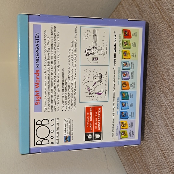 Scholastic Bob Books Sight Words Kindergarten Book Set - Picture 2 of 7